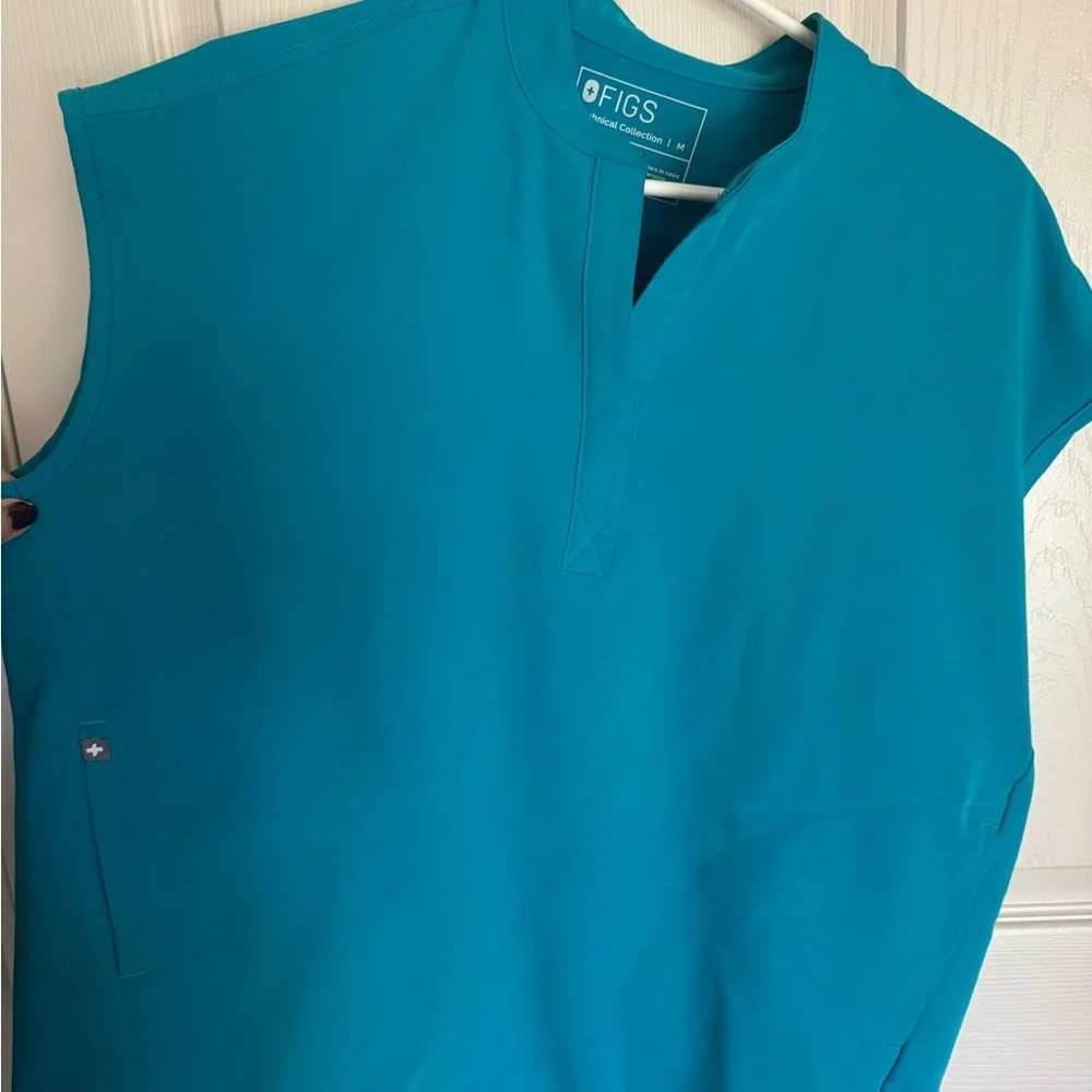 Figs Teal Technical Collection Top Rafaela - Picture 3 of 3